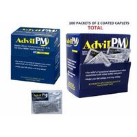 Advil® PM Ibuprofen 200mg Fast Pain Reliever and Fever Reducer Nighttime Sleep Aid Coated Caplets Pack