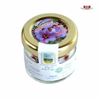 Organic Italian Saffron Glass Jar 0.5 Gram