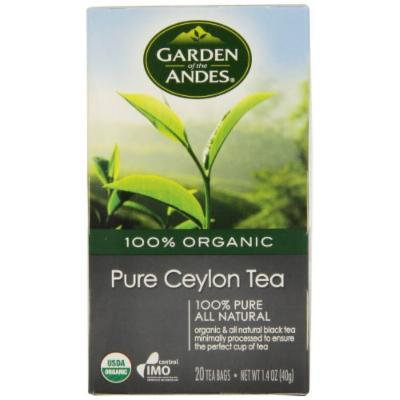 Garden of the Andes 100% Organic Herbal Tea, Pure Ceylon, 20-Count