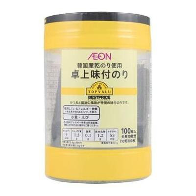 Japanese Tabletop Seasoned Seaweed 10slices100sheets From Import Japan