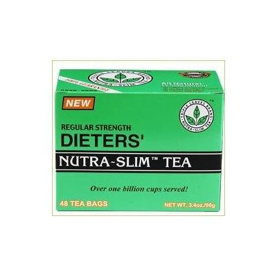Regular Strength Dieters' Nutra-Slim Tea Triple Leaves Brand - 48 Tea Bags