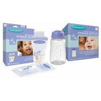 Lansinoh Breastmilk Storage Bags with 4 Storage Bottles