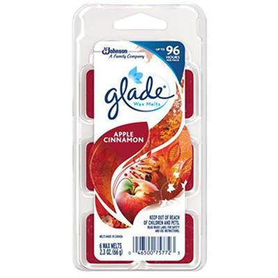 S C JOHNSON WAX 6 Count Apple Cinnamon Wax Melt, 2.3-Ounce