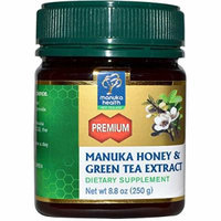 Manuka Health Premium Manuka Honey with Green Tea Extract, 8.75 Ounce
