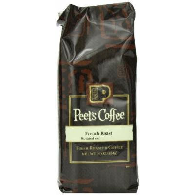 Peet's Coffee & Tea French Roast Ground Coffee, 16-Ounce Bags (Pack of 2)