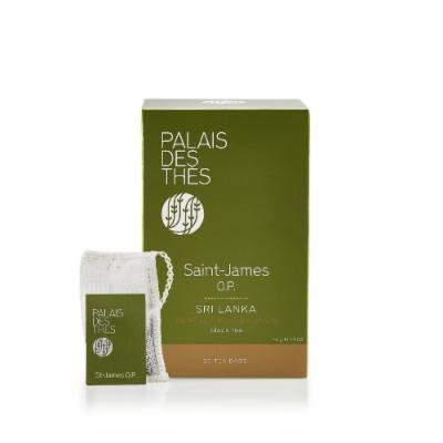 Palais des Thés Saint-James O.P. Black Tea, 20 Tea Bags (40g/1.4oz)