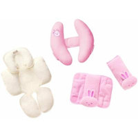 Summer Infant Snuzzler with Cradler Head Support & CushyStrap Strap Covers, Pink