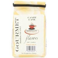 Queen City Candy Cane Flavored Whole Bean Coffee, 8-Ounce Bags (Pack of 3)