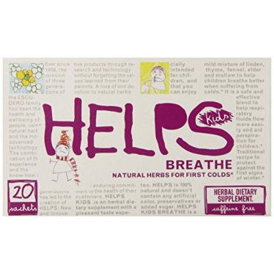 Helps Kids Herbal Teas, Breathe, 20 Count (Pack of 6)