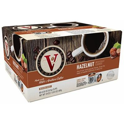 Victor Allen's Coffee, Hazelnut, 80 Count (Compatible with 2.0 Keurig Brewers)