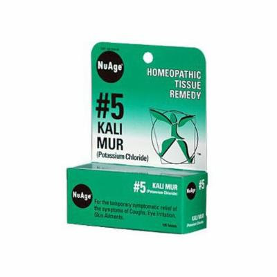New - Hyland's NuAge No 5 Kali Mur - 125 Tablets