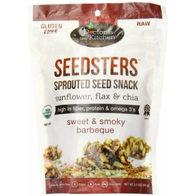 Doctor in the Kitchen Seedsters Sprouted Seed Snack, Sweet and Smoky Bbq, 3.5 Ounce