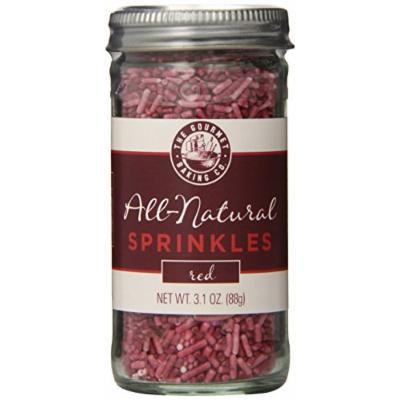 Pepper Creek Farms All Natural Sprinkles, Red, 3.1 Ounce