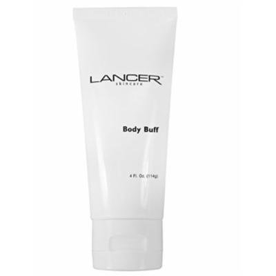 Lancer Skincare Body Buff Green Tea Fortified Exfoliation Scrub Heat Deep Clean 4 fl.oz.