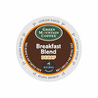 Green Mountain Coffee, K-Cup, Breakfast Blend Decaf for Keurig Brewers, 24 Count K-Cups