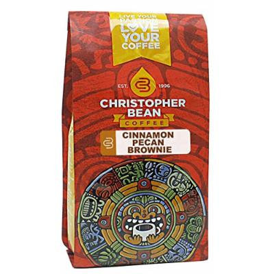 Cinnamon Pecan Brownie, Decaffeinated Whole Bean Flavored Coffee, 12-ounce Bag