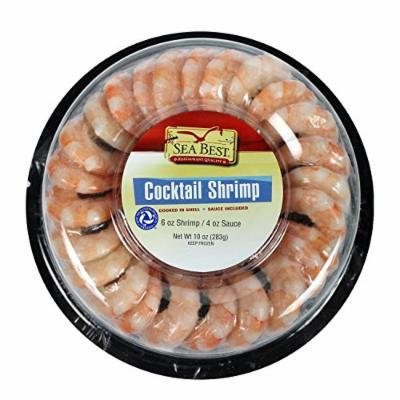 Sea Best Cooked Shrimp Rings with Cocktail Sauce, 10 Ounce
