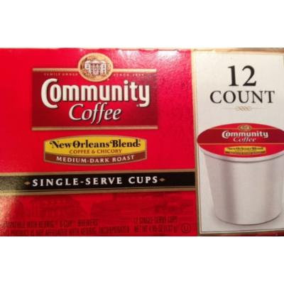 Community Coffee New Orleans Blend Coffee & Chicory 12 K-Cups