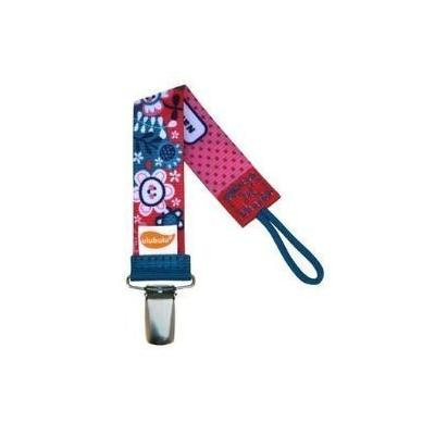 Baby / Child Stylish Ulubulu Personalized Hand Washable Cotton Strap Pacifier Metal Clip Universal Fit - Bloom Infant