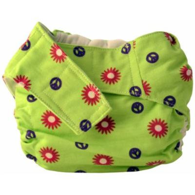 Cuteybaby All in One Modern Cloth Diaper, Flower Power, Infant