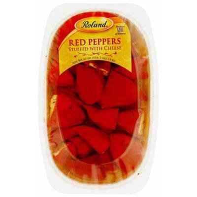 Roland Peppers, Red Stuffed with Cheese, 67 Ounce