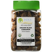 Indus Organic Black Cardamom Whole, 6 Oz, Freshly Packed
