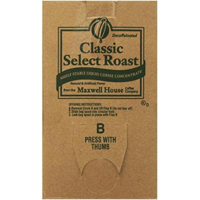 Maxwell House Liquid Concentrate Coffee Decaf Classic Select Roast