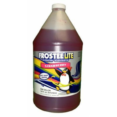 Frostee Snow Cone Syrup, Strawberry, 128 Ounce (pack of 4)