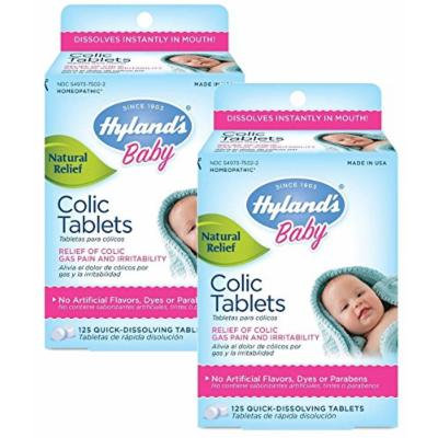 Hyland's Baby Colic Tablets, 125 Count, Pack of 2