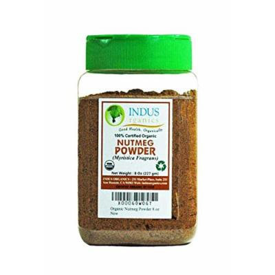 Indus Organic Nutmeg Ground 8 Oz, Freshly Packed