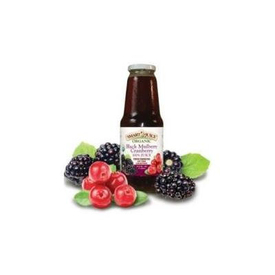 Smart Juice Organic Black Mulberry Cranberry Juice, 33.8 Fluid Ounce -- 6 per case.