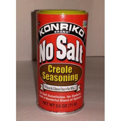 Konriko No Salt No MSG Creole Seasoning 2.5oz (Single)