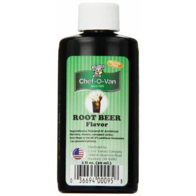 Chef-O-Van Natural-Flavoring-Extract, Root Beer Flavoring, 2 Ounce