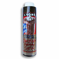 Lyons Fountain Supreme Chocolate Flavoring Syrup - 24 Oz. Bottle