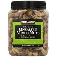 Kirkland Signature Extra Fancy Unsalted Mixed Nuts 2.5 (LB) (Pack of 2)