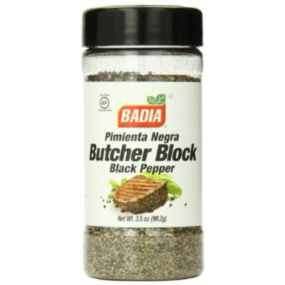 Badia Black Pepper Butcher Block, 3.5 Ounce (Pack of 12)