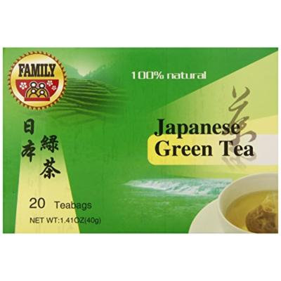 Family Japanese Green Tea Bag, 20 Count (Pack of 12)