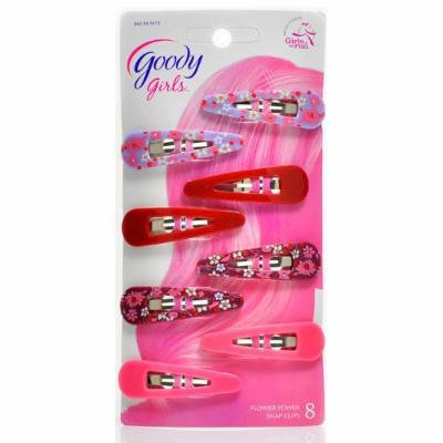 Goody Girls Flower Power Snap Clips 8pcs