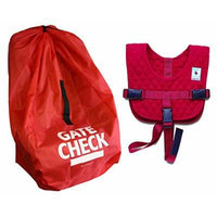 Baby B'Air Toddler Flight Vest with Gate Check Car Seat Bag
