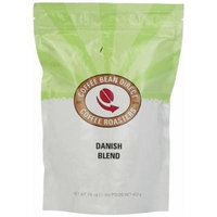 Coffee Bean Direct Danish Blend, Whole Bean Coffee, 16-Ounce Bags (Pack of 3)