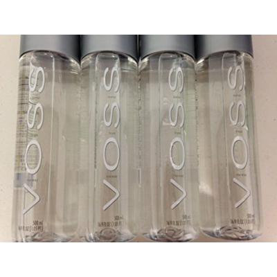 Voss Artesian Still Water From Norway 500 Ml 16.9 Ounce Plastic Bottles 4 Pack