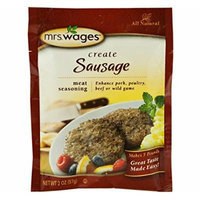 Mrs. Wages Sausage and Meat Seasoning Mix, 2 Oz. Pouch