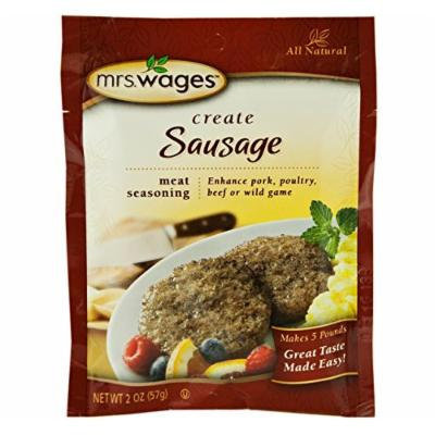 Mrs. Wages Sausage and Meat Seasoning Mix, 2 Oz. Pouch