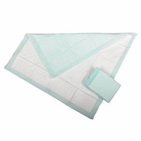 Medline Protection Plus Polymer Underpads, 50 Count (Pack of 12)