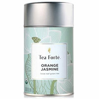 Tea Forte ORANGE JASMIN Organic Loose Leaf Green Tea, 3.5 Ounce Tea Tin