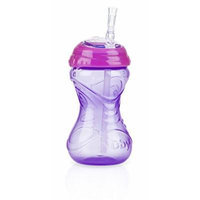 Nuby Soft Spout No-Spill Clik-It Cup, 6 Months Plus (Purple)