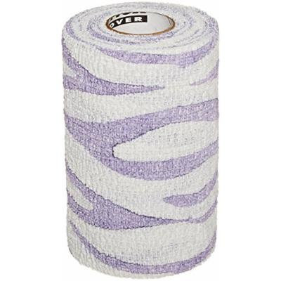 Andover Powerflex 3740 Cohesive Medicinal Tape, 4-Inch/6-Yard, Purple/White