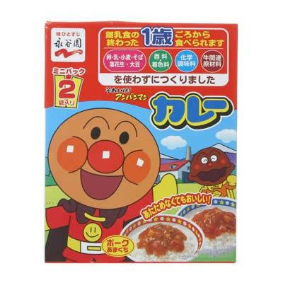 NAGATANIENN Anpanman Mini Pack Curry Pork Sweet Taste 50g-2bags