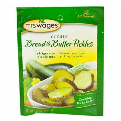 Mrs. Wages Refrigerator Bread & Butter Pickle Seasoning Mix, 1.94 Oz. Pouch