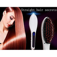 Professional Antomatic Lcd Hair Straightener Comb Styling Tools Digital Perm Machine Electric Straightening Flat Irons(pink)